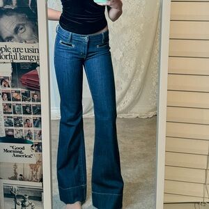 Buffalo David Bitton Dark Blue Flare Jeans